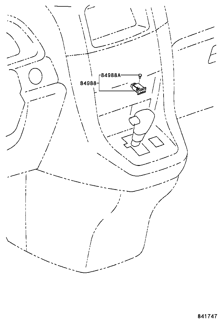 84988-48020 SWITCH, TRACTION CONTROL product image