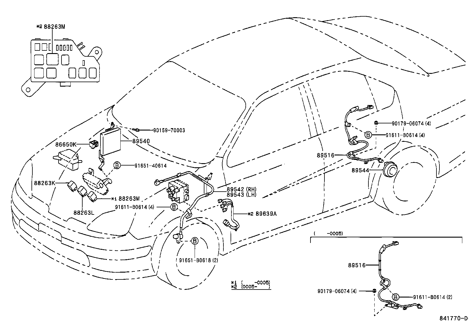 89540-47040 COMPUTER ASSY, SKID CONTROL product image