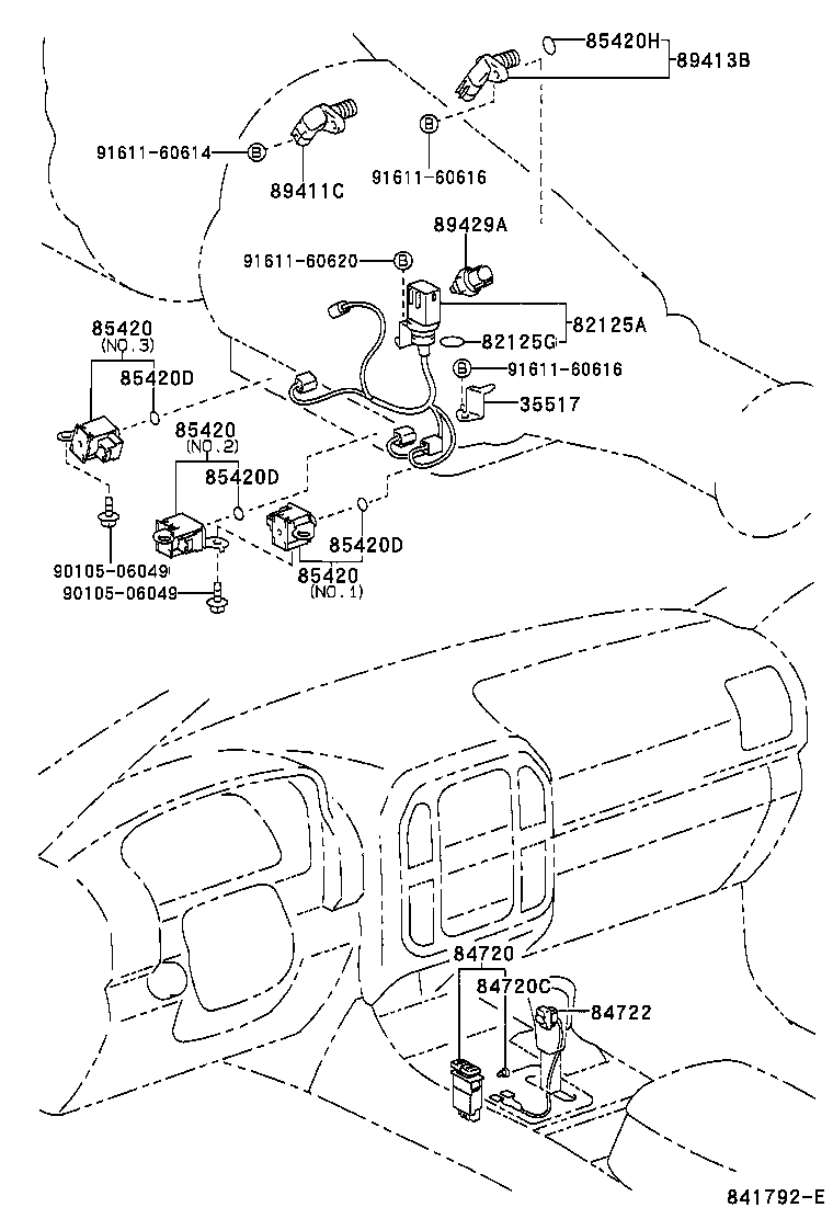 82125-60431 WIRE, TRANSMISSION product image