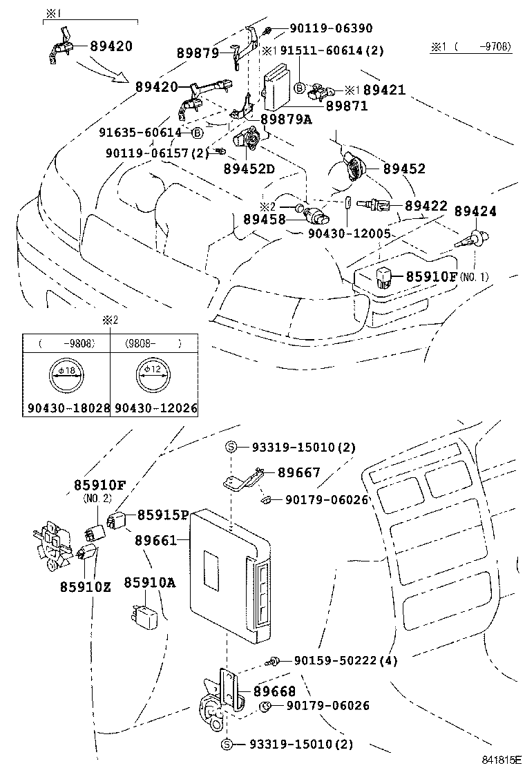 89458-32010 SENSOR, FUEL PRESSURE product image
