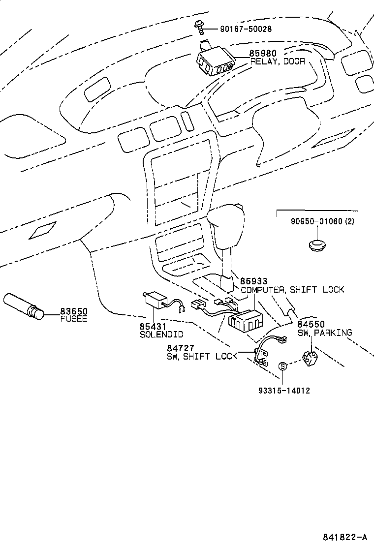 82731-16090 BLOCK, DRIVER SIDE JUNCTION product image