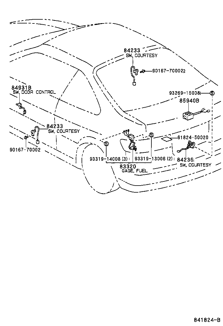 88607-10030 LAMP SUB-ASSY, INDICATOR product image