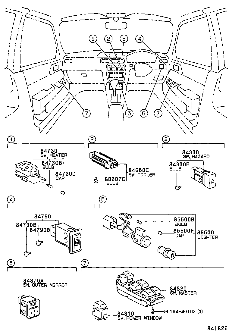 89427-16110 SWITCH, TEMPERATURE DETECT product image