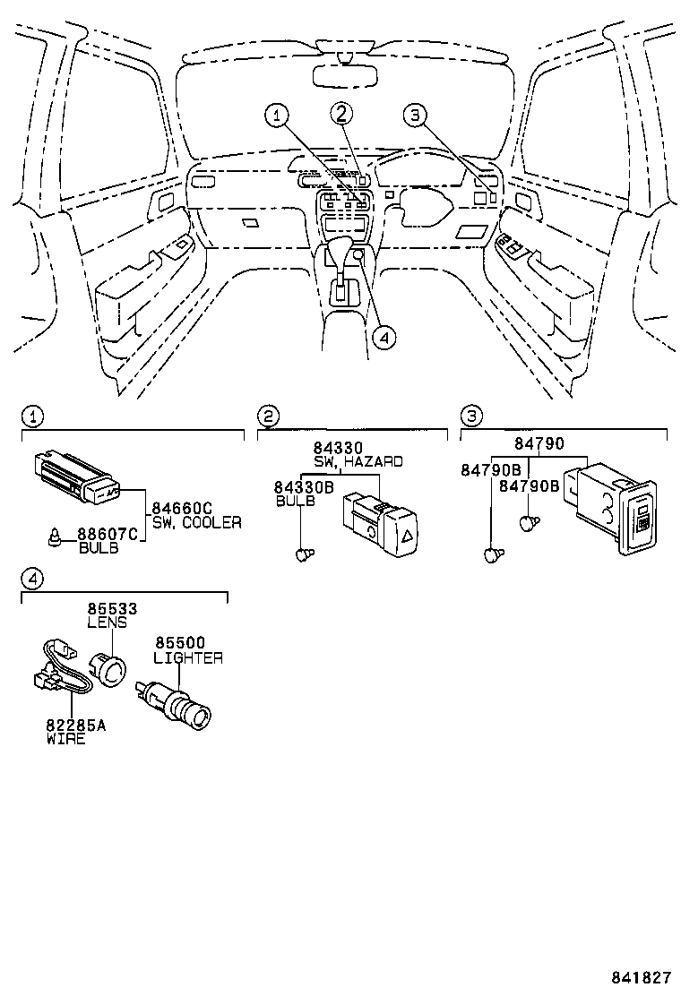 82641-16060 RELAY, INTEGRATION NO.1 product image