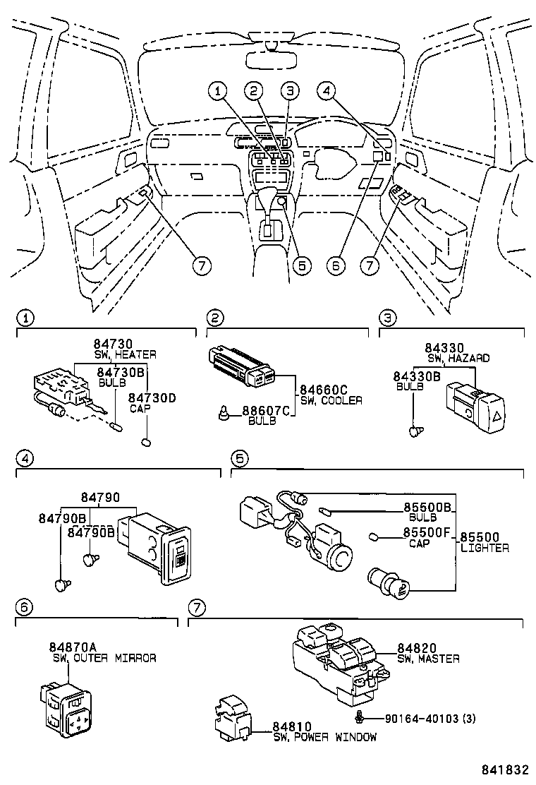 82731-16090 BLOCK, DRIVER SIDE JUNCTION product image
