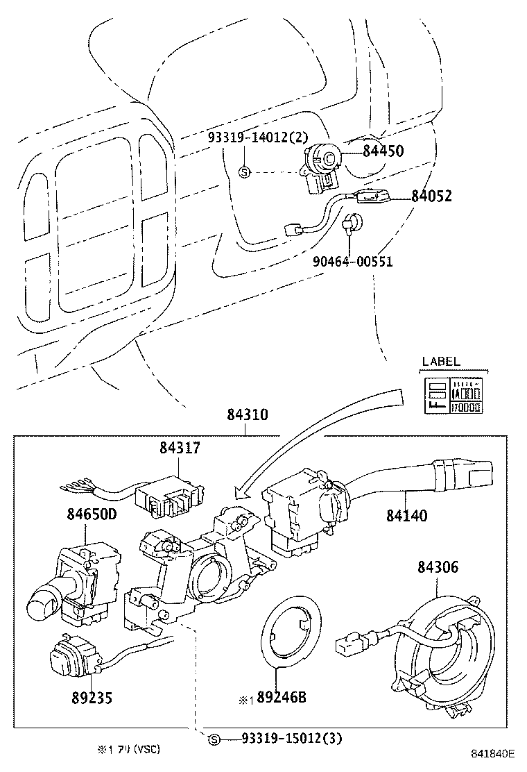 82740-60030 BLOCK ASSY, ENGINE ROOM RELAY product image