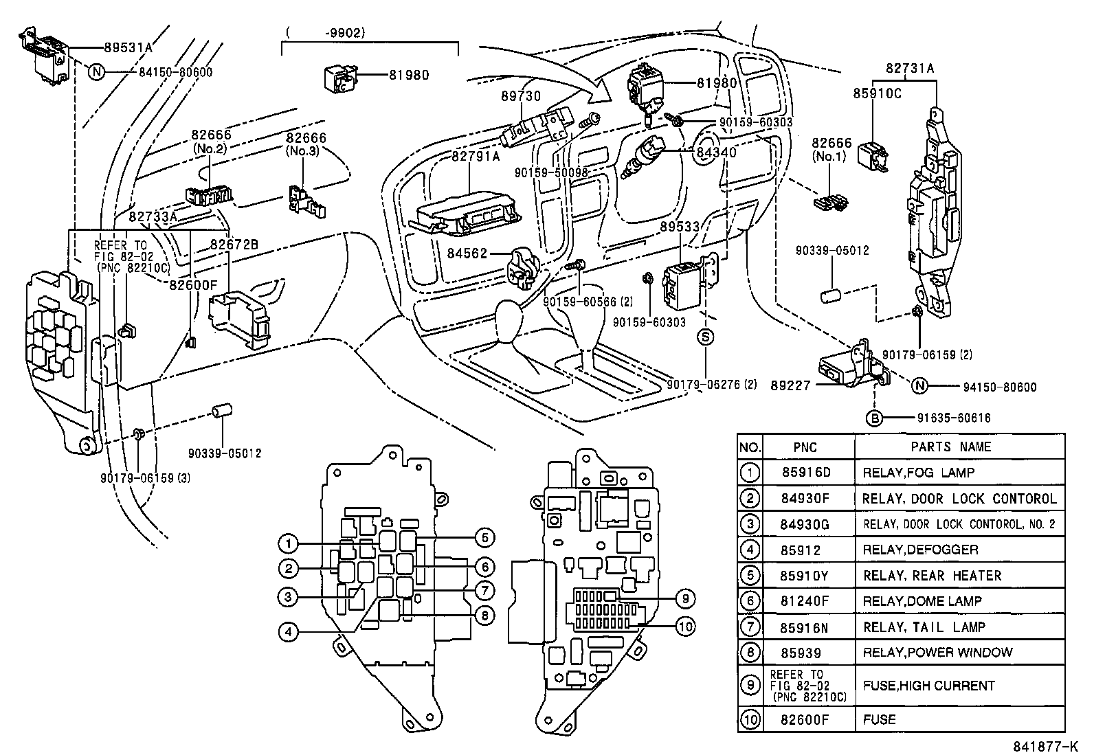 55905-60280 KNOB SUB-ASSY, CONTROL product image