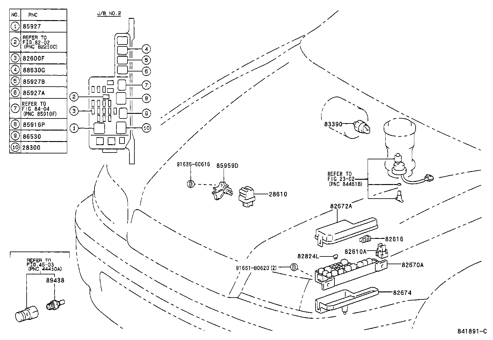 82610-20090 BLOCK ASSY, FUSE product image