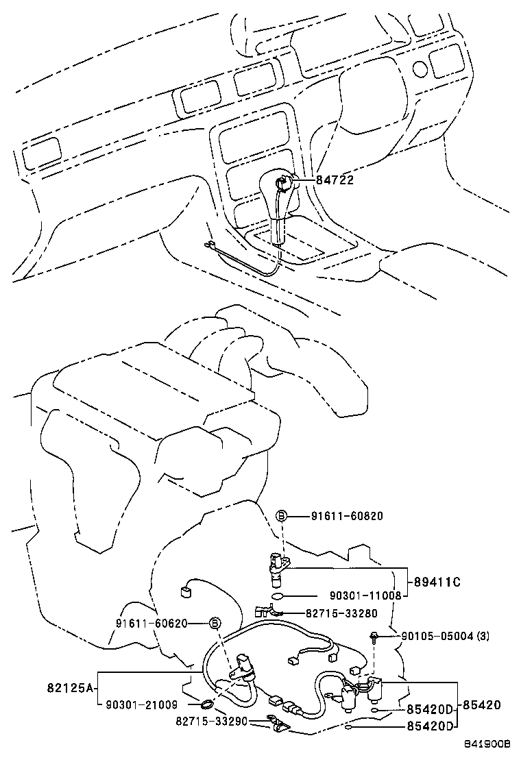 84722-33070-B0 SWITCH, TRANSMISSION CONTROL product image