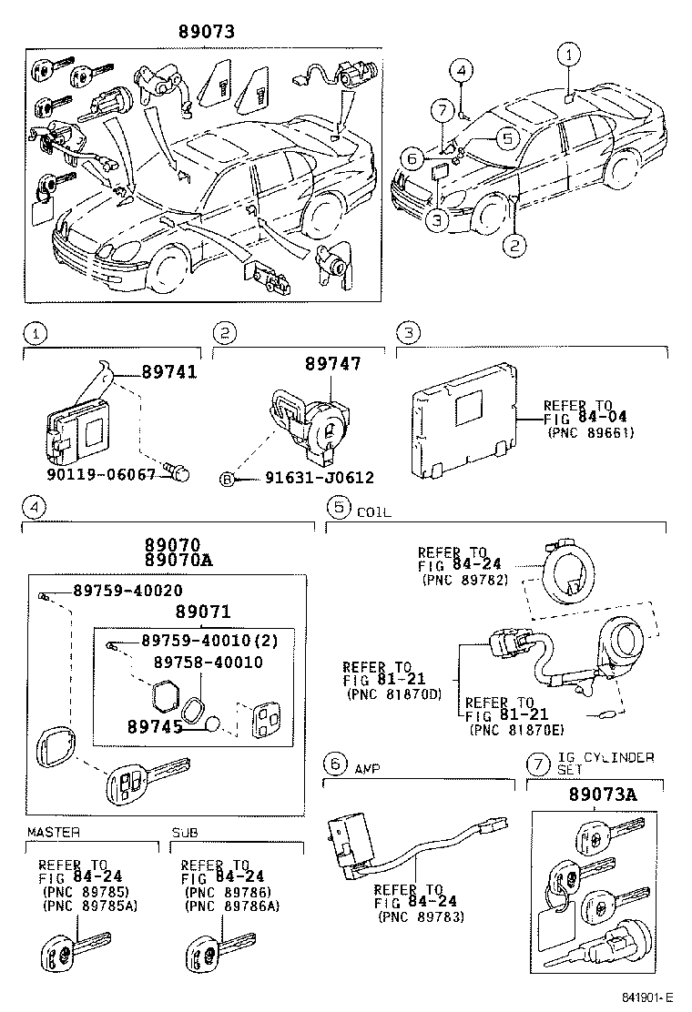 89741-30241 RECEIVER, DOOR CONTROL product image