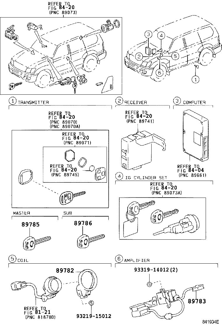 Toyota 89783-60050 AMPLIFIER, TRANSPONDER KEY
