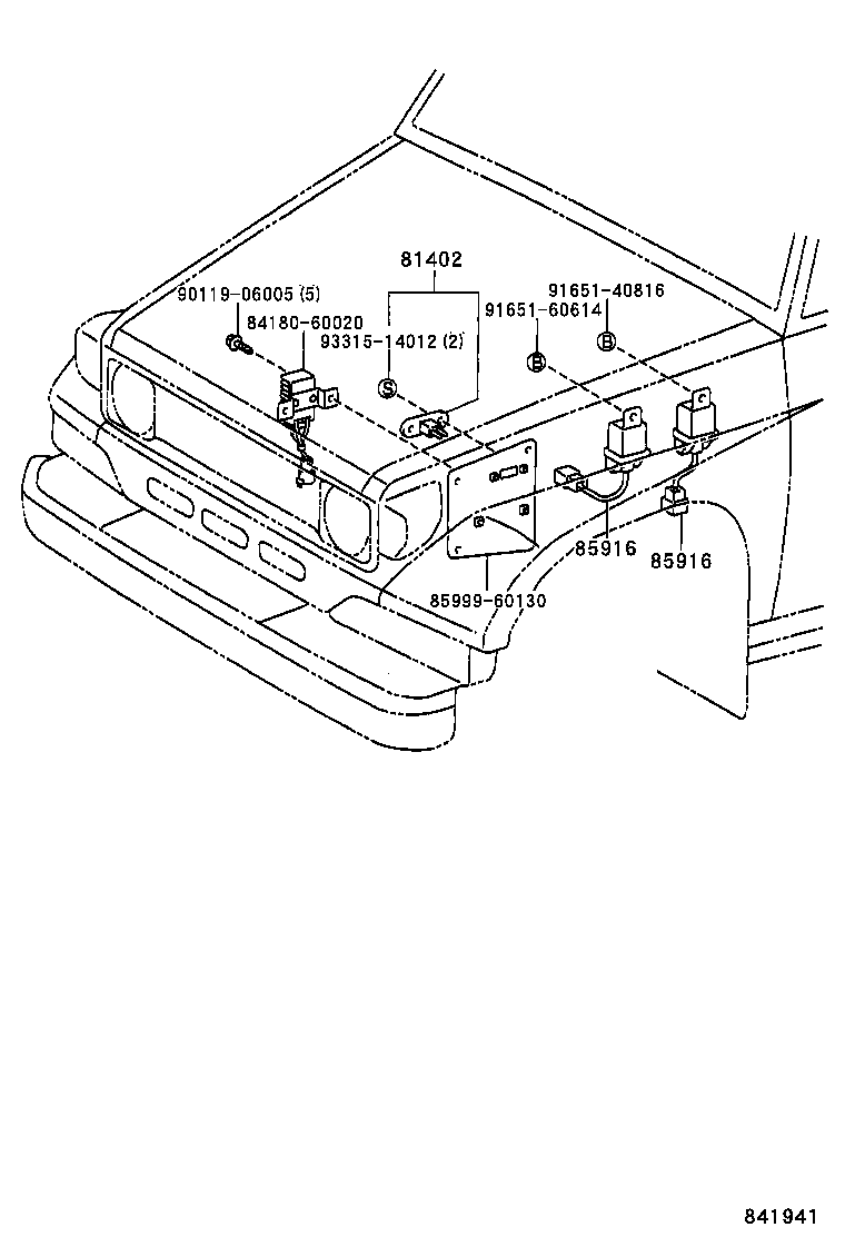 28521-17040 TIMER, PREHEATING product image