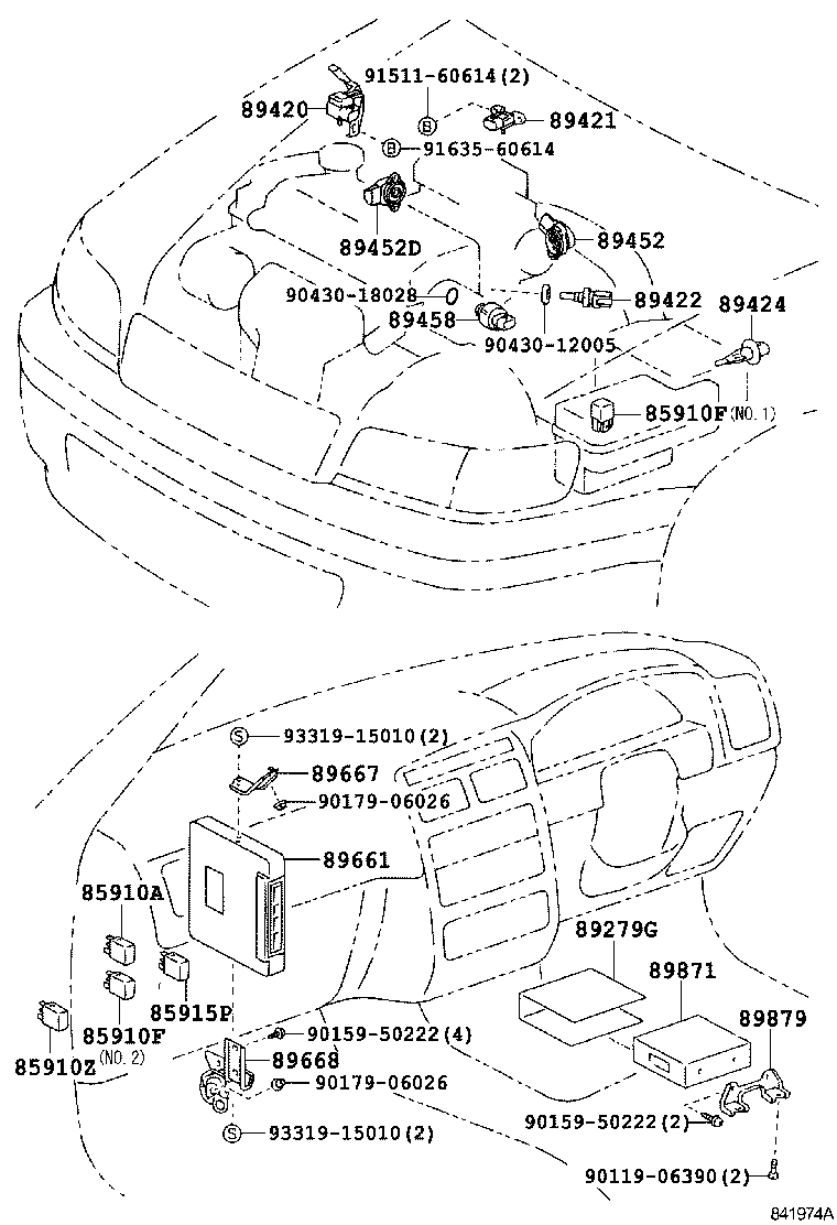 89458-32010 SENSOR, FUEL PRESSURE product image