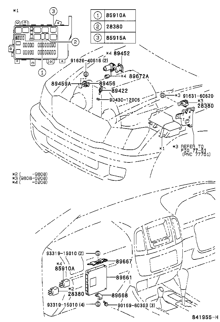 89667-60210 BRACKET, ENGINE CONTROL COMPUTER product image