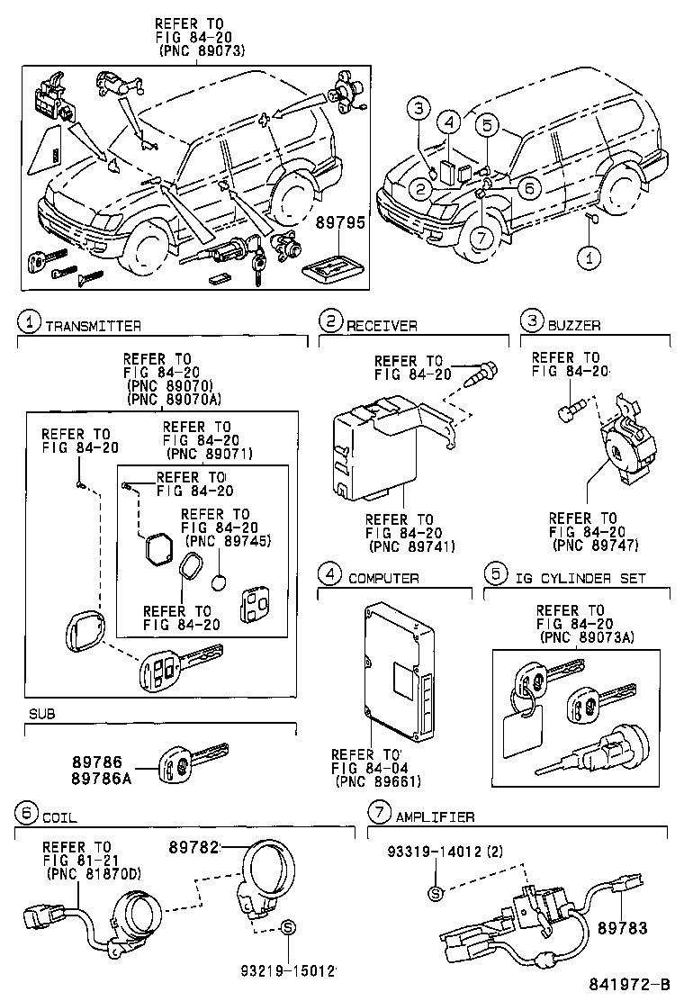 Toyota 89780-60230 COMPUTER ASSY, TRANSPONDER KEY