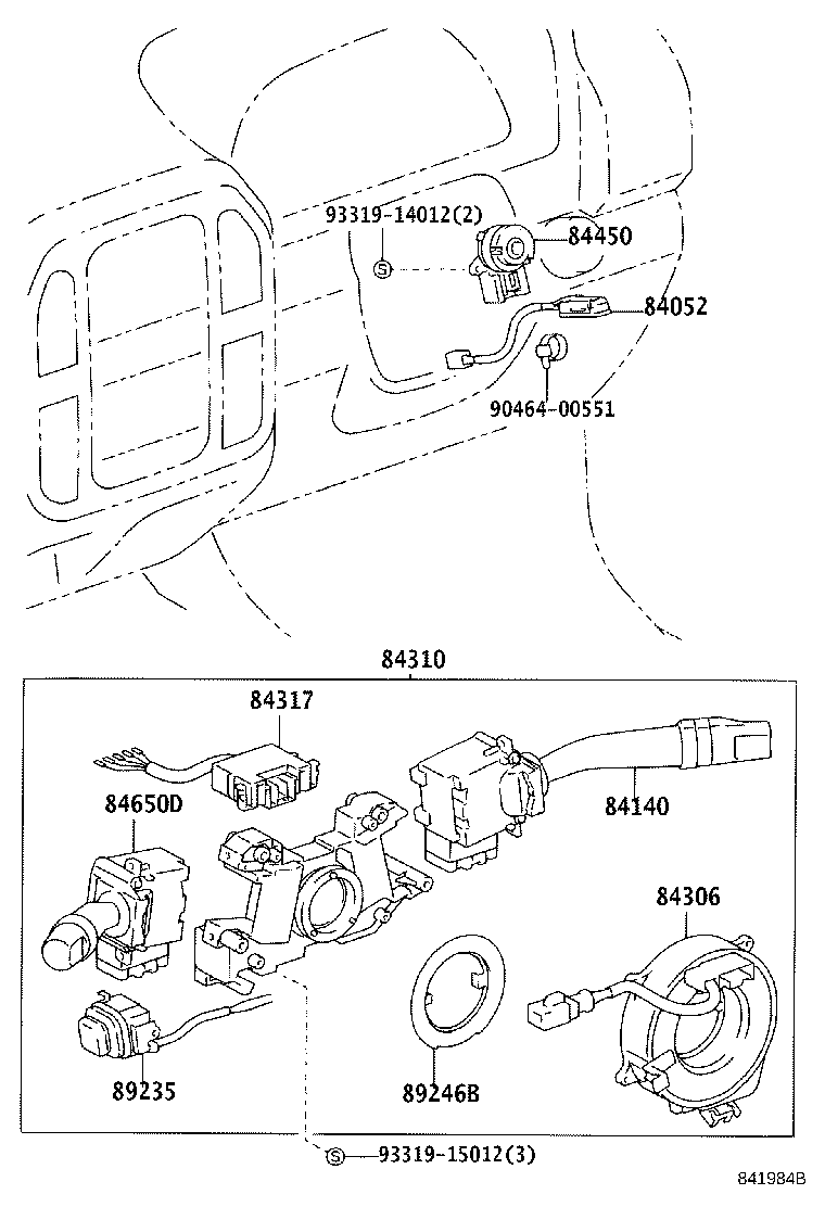 55905-60280 KNOB SUB-ASSY, CONTROL product image