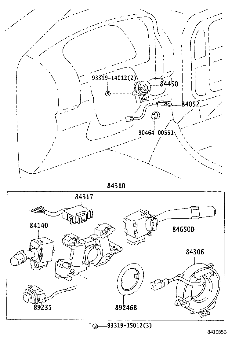 55905-60280 KNOB SUB-ASSY, CONTROL product image
