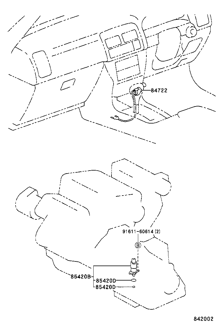 84720-32080 SWITCH ASSY, PATTERN SELECT product image