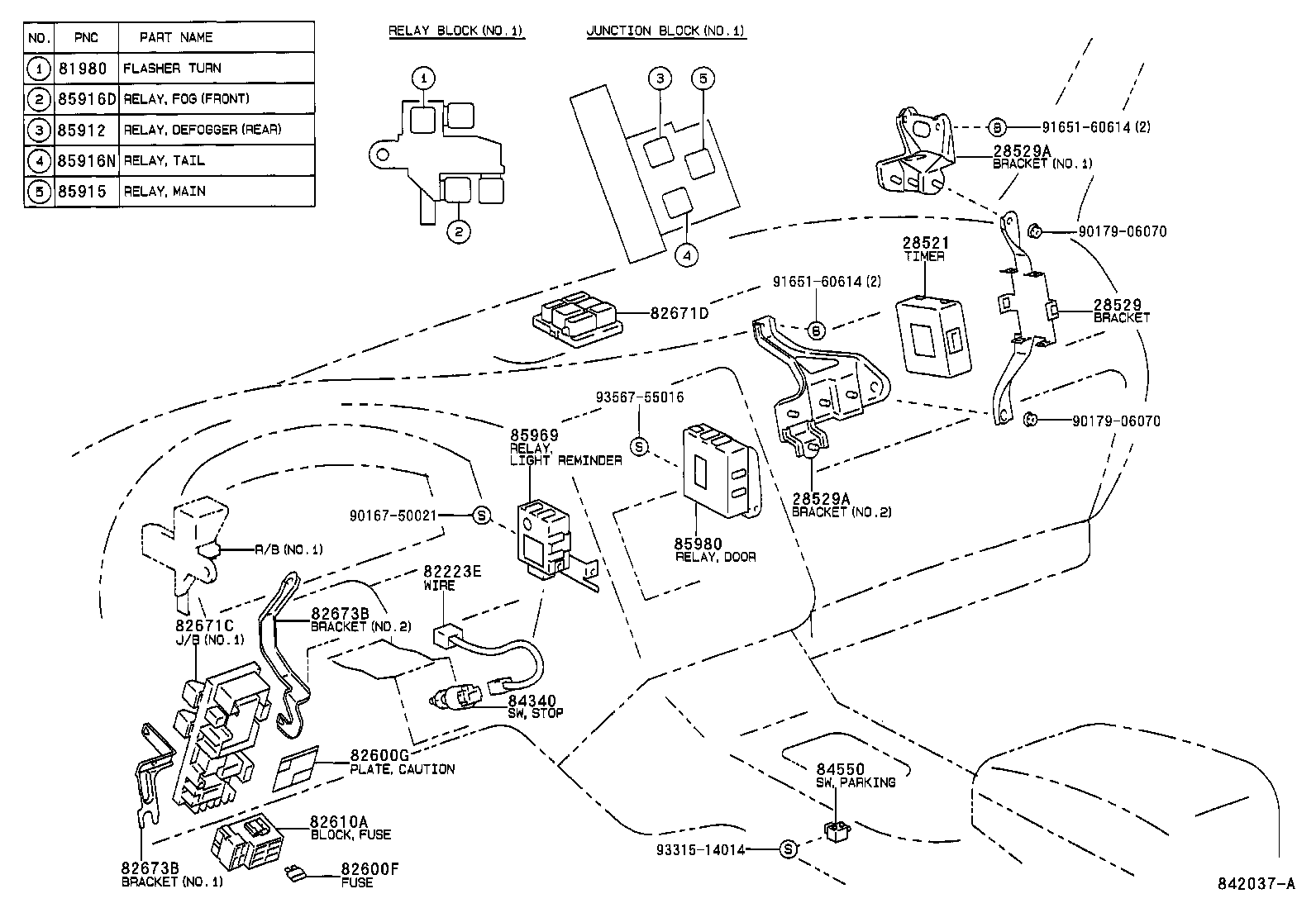 82602-20500 BLOCK SUB-ASSY, RELAY product image