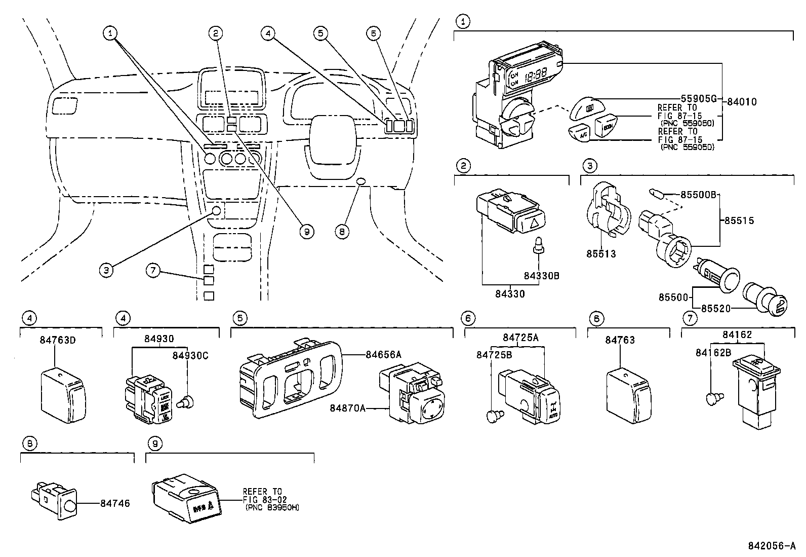 83482-12011 SENSOR, OUTER AMBIENT TEMPERATURE product image