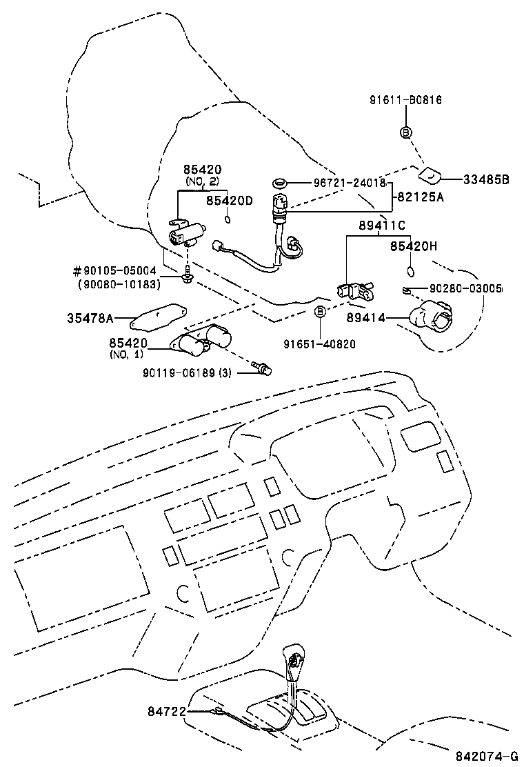 89530-38010 COMPUTER ASSY, TRANSMISSION CONTROL product image