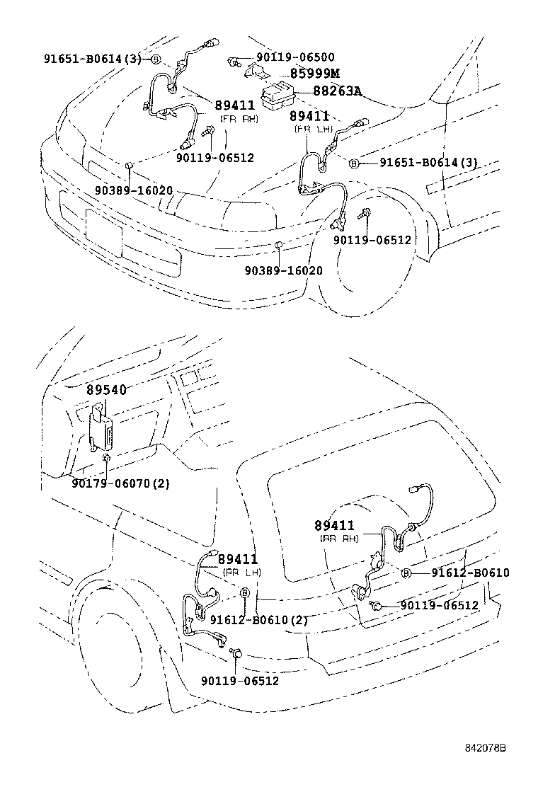 89540-21040 COMPUTER, SKID CONTROL product image