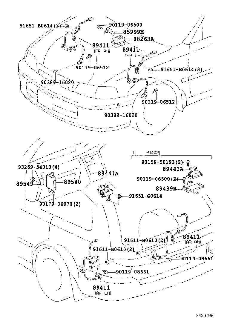 89540-21040 COMPUTER, SKID CONTROL product image