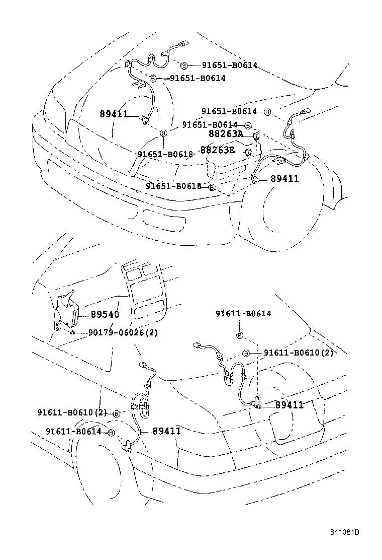 89540-21040 COMPUTER, SKID CONTROL product image