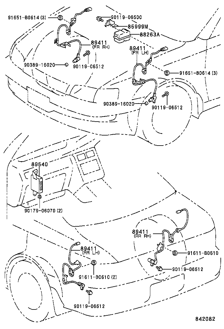 89546-20140 SENSOR, SPEED product image