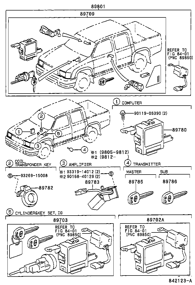 89780-35040 COMPUTER ASSY, TRANSPONDER KEY product image