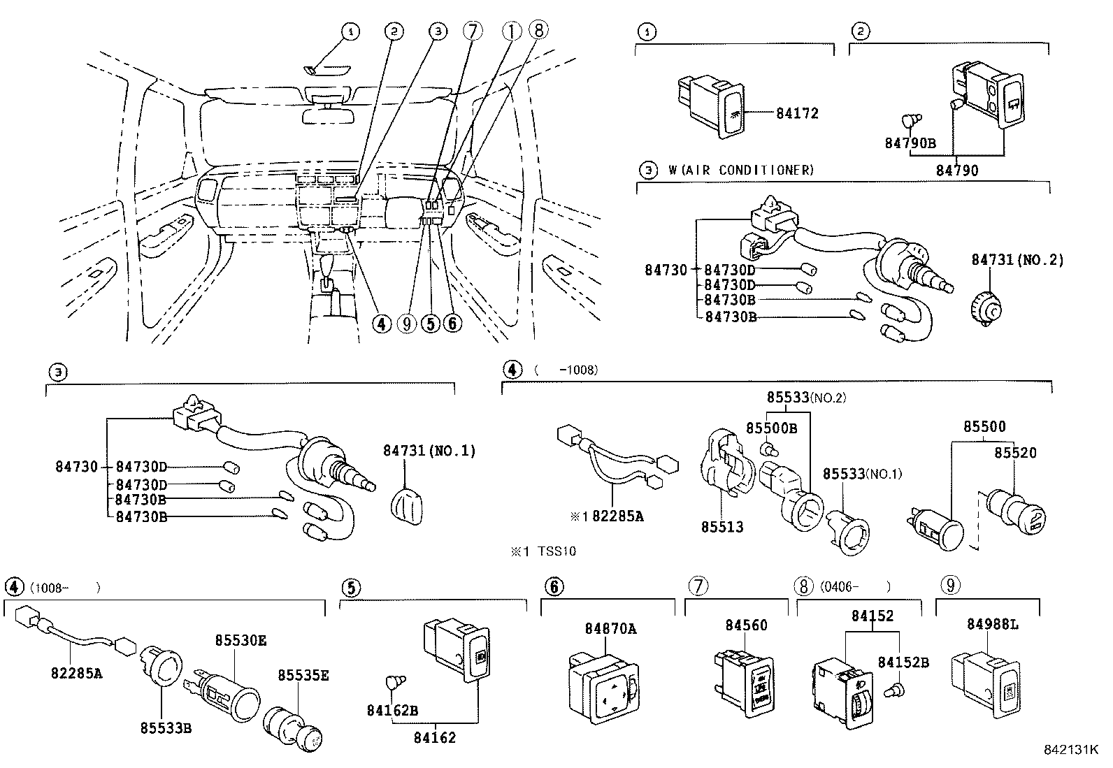 82602-43050 BLOCK SUB-ASSY, RELAY product image