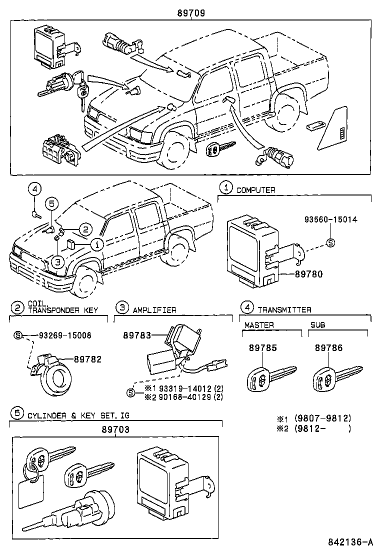 89780-35080 COMPUTER ASSY, TRANSPONDER KEY product image