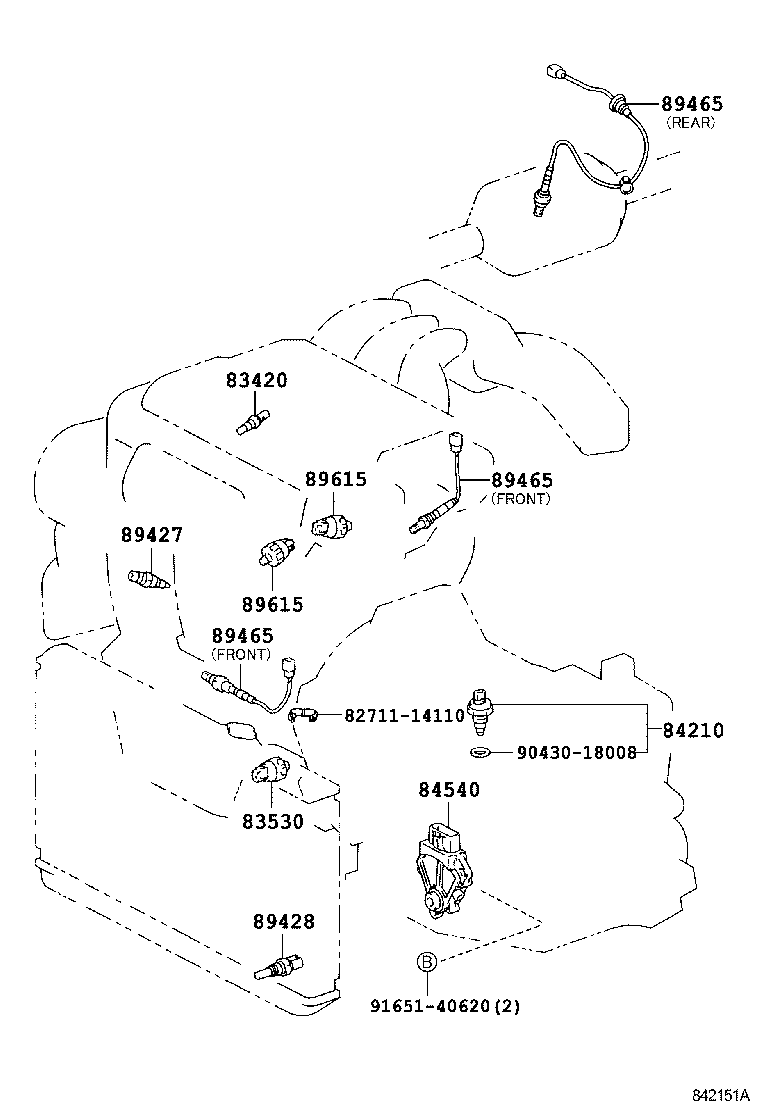 Toyota 84656-33020-A0 BEZEL, SWITCH