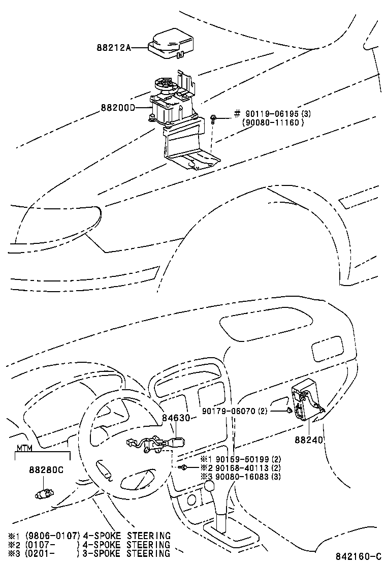 Toyota 88240-06050 COMPUTER ASSY, CRUISE CONTROL