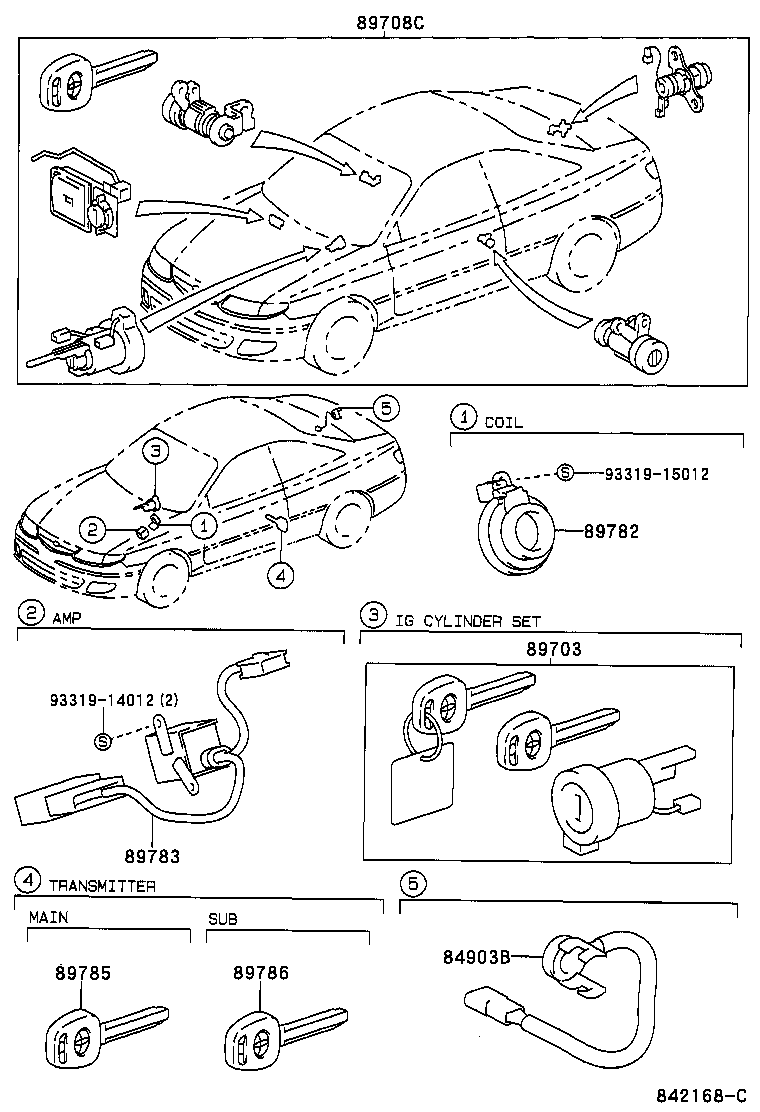 Toyota 89730-06051 COMPUTER ASSY, THEFT WARNING