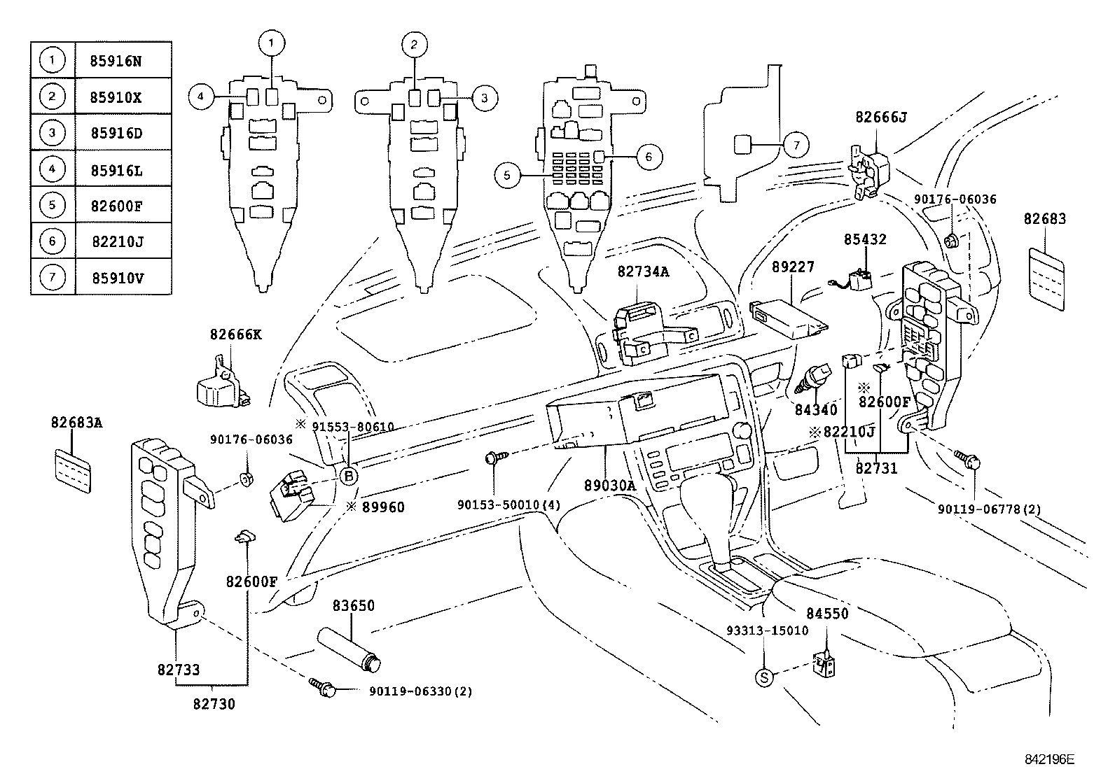 23080-46050 RESISTER, FUEL PUMP product image