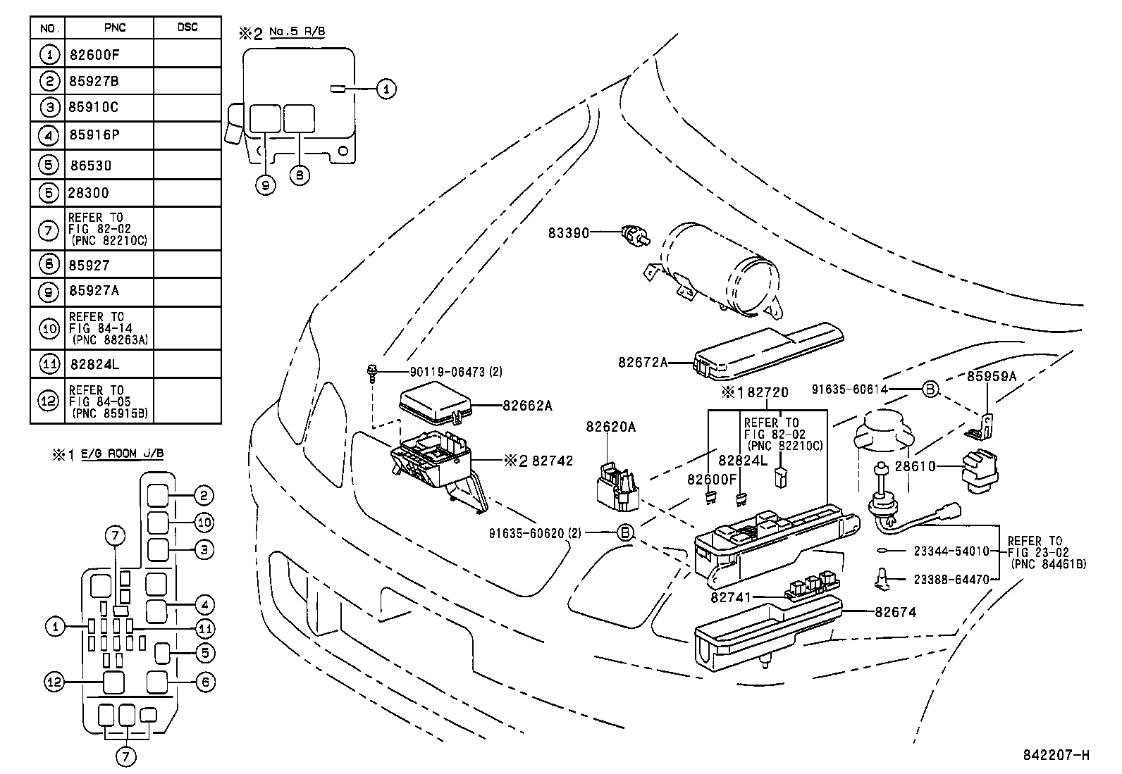 82672-44080 COVER, JUNCTION BLOCK product image