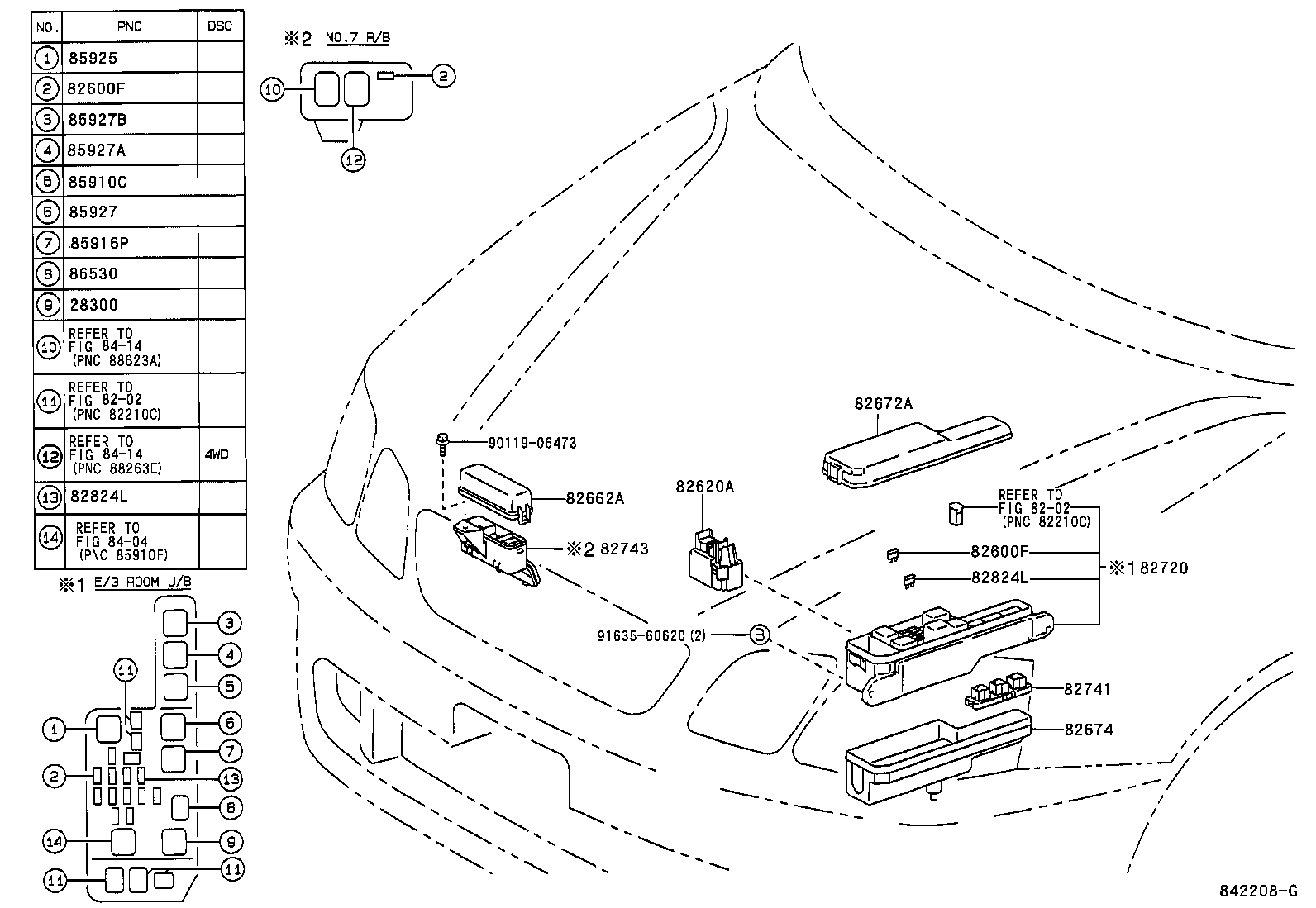 82672-44080 COVER, JUNCTION BLOCK product image