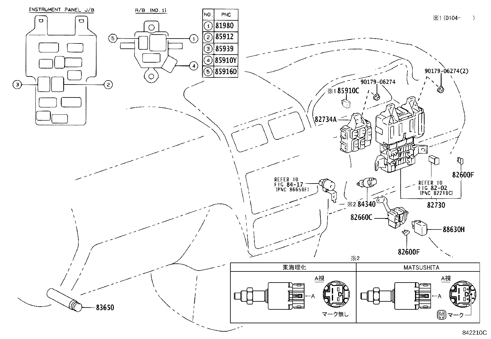 82672-44080 COVER, JUNCTION BLOCK product image