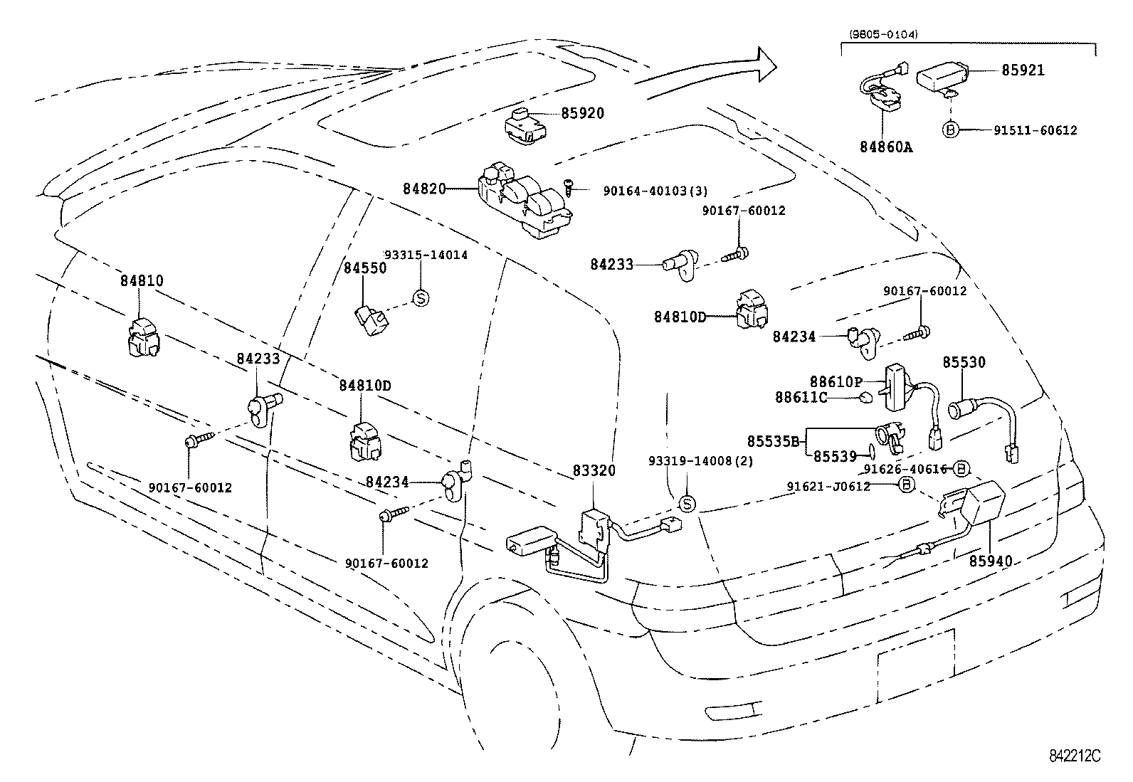 82672-44080 COVER, JUNCTION BLOCK product image