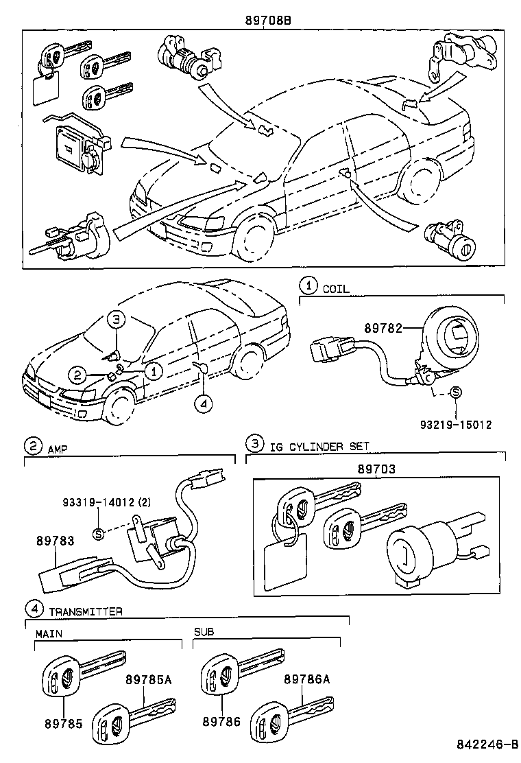 Toyota 89783-33010 AMPLIFIER, TRANSPONDER KEY