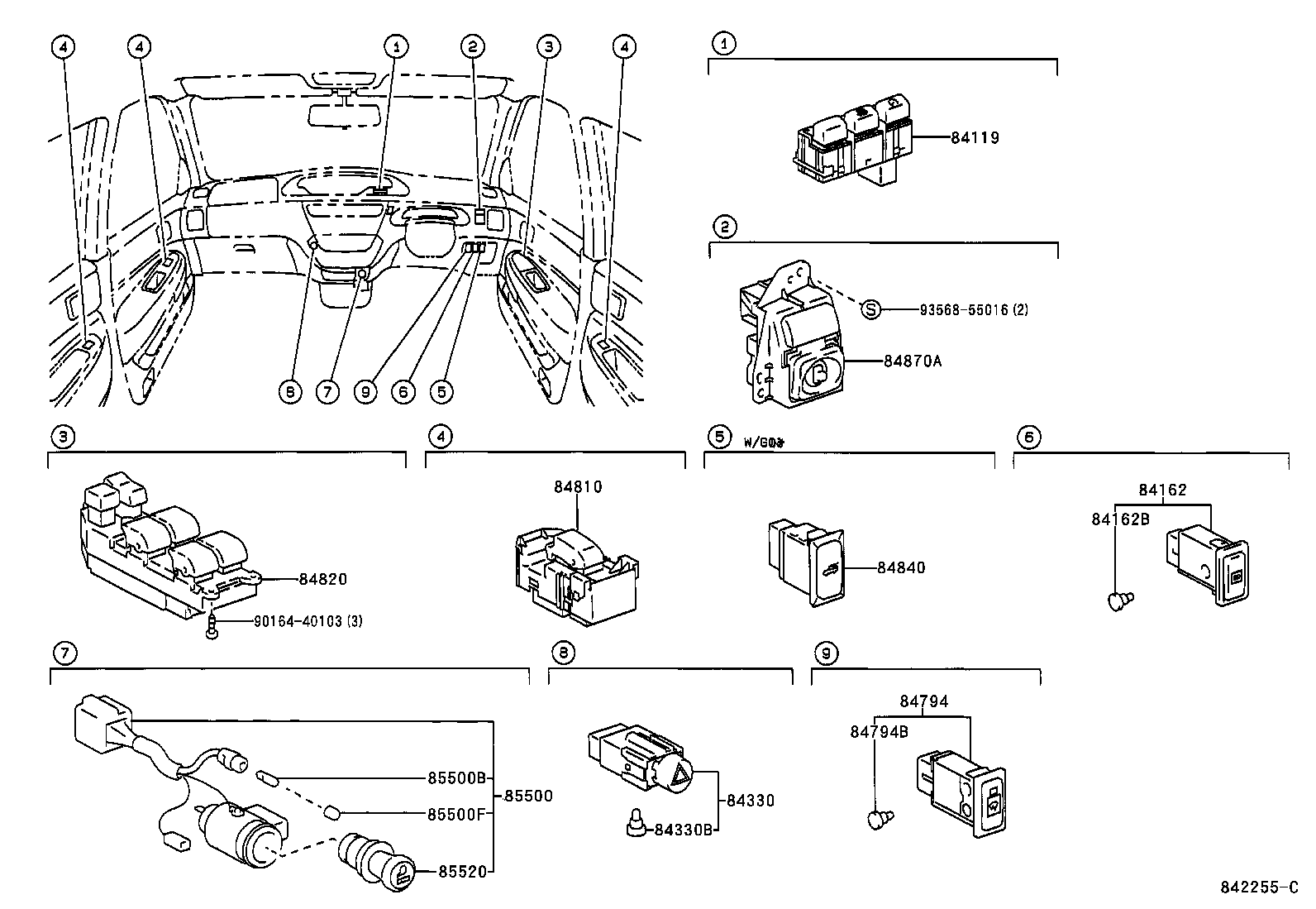 83320-32250 GAGE ASSY, FUEL SENDER product image