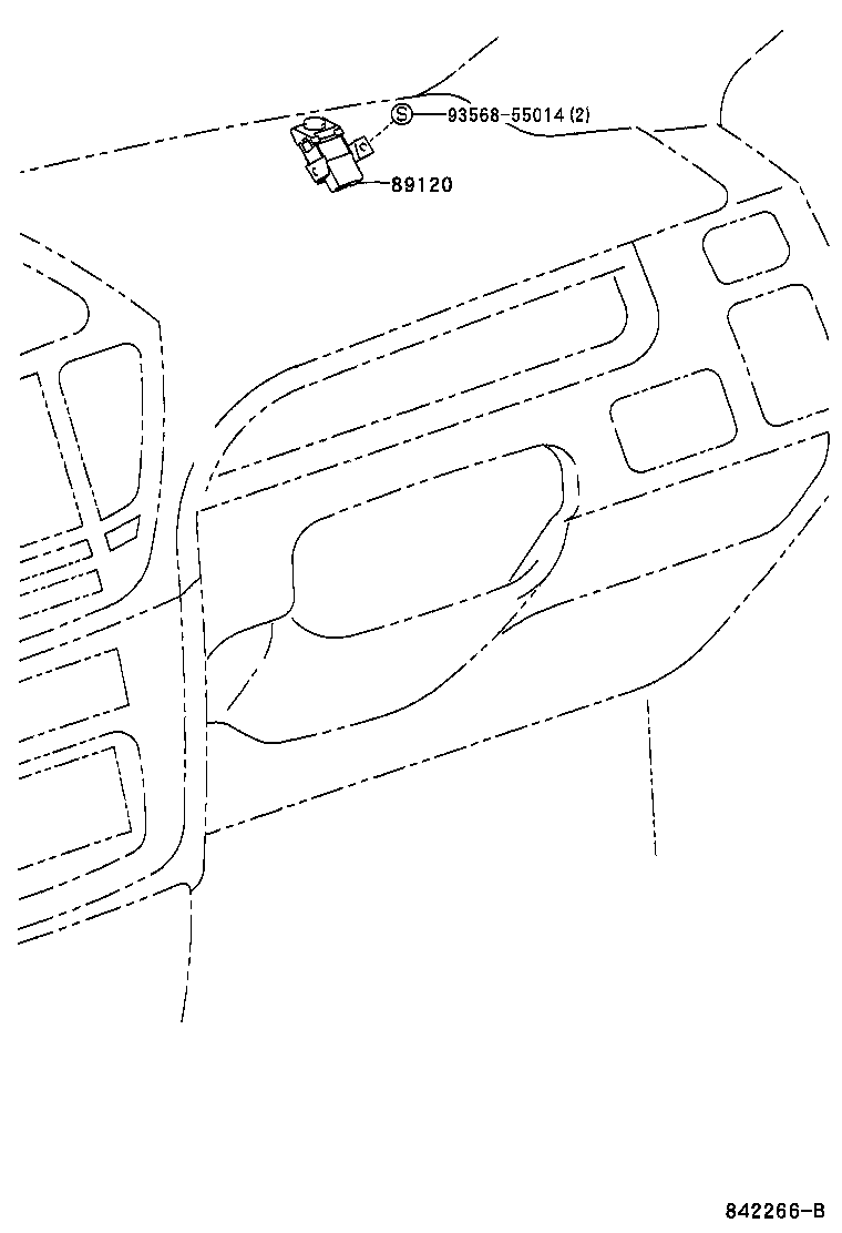 89120-44010 SENSOR, AUTOMATIC LIGHT CONTROL product image