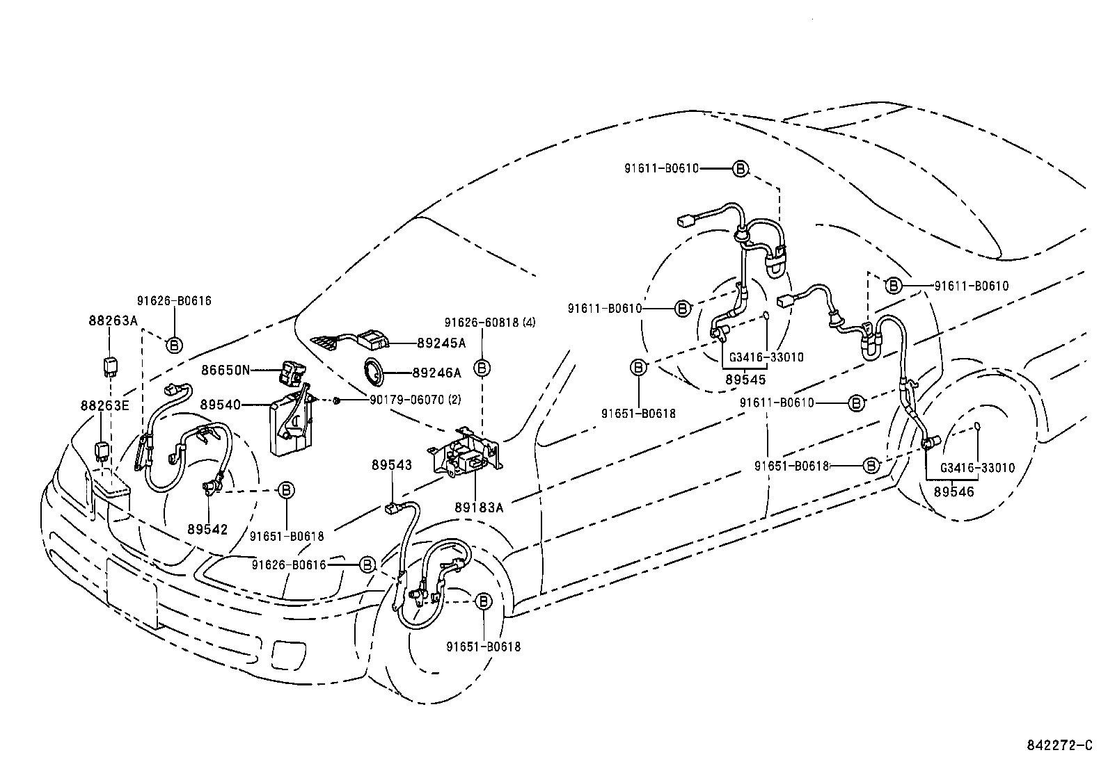 89540-33220 COMPUTER ASSY, SKID CONTROL product image