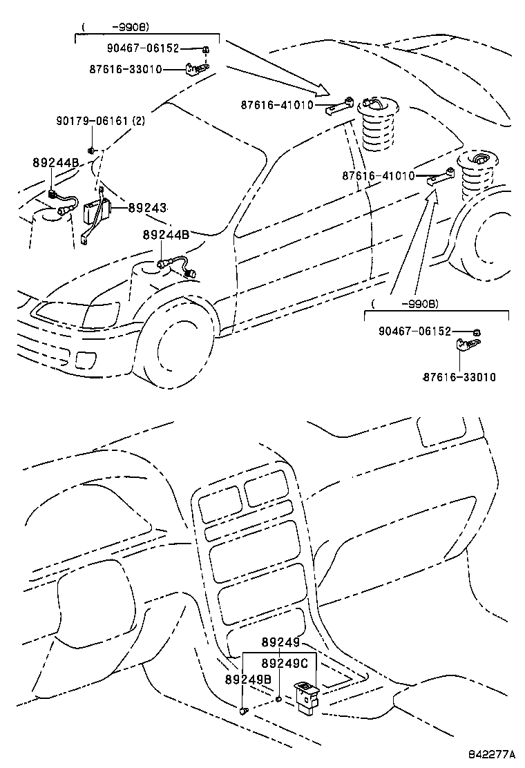 Toyota 89243-33040 COMPUTER, ABSORBER CONTROL