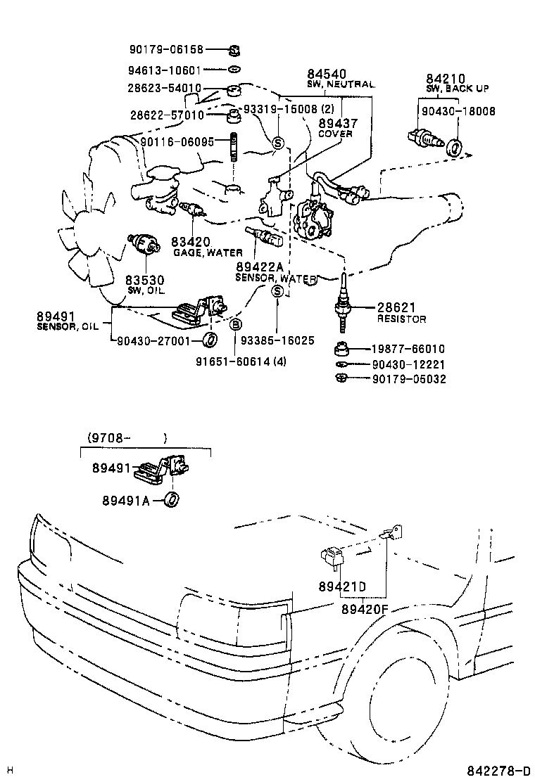 83320-80342 GAGE ASSY, FUEL SENDER product image