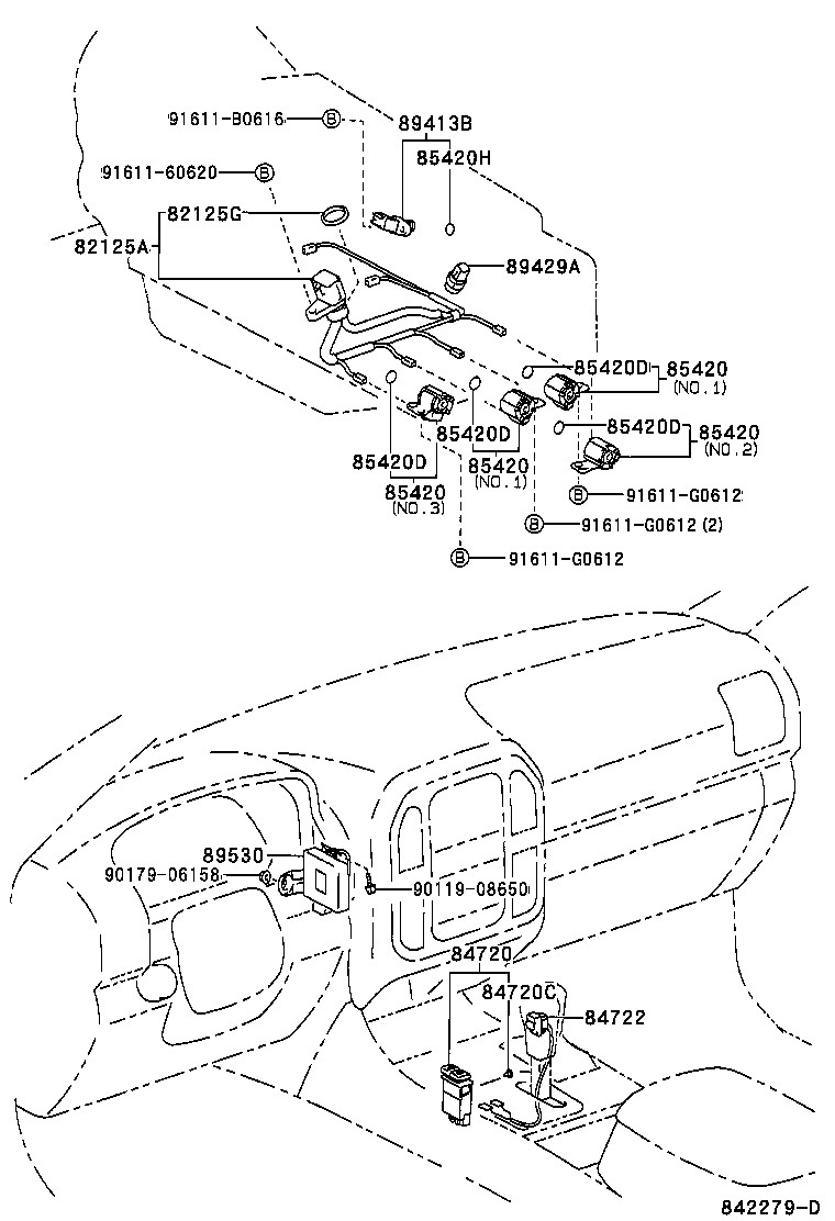 82125-60431 WIRE, TRANSMISSION product image