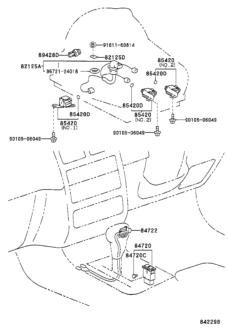 85420-21120 SOLENOID ASSY, TRANSMISSION product image