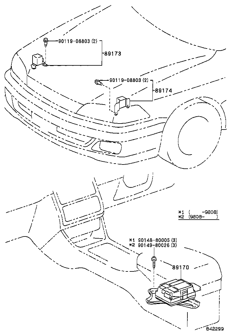 89170-20130 SENSOR ASSY, AIR BAG product image