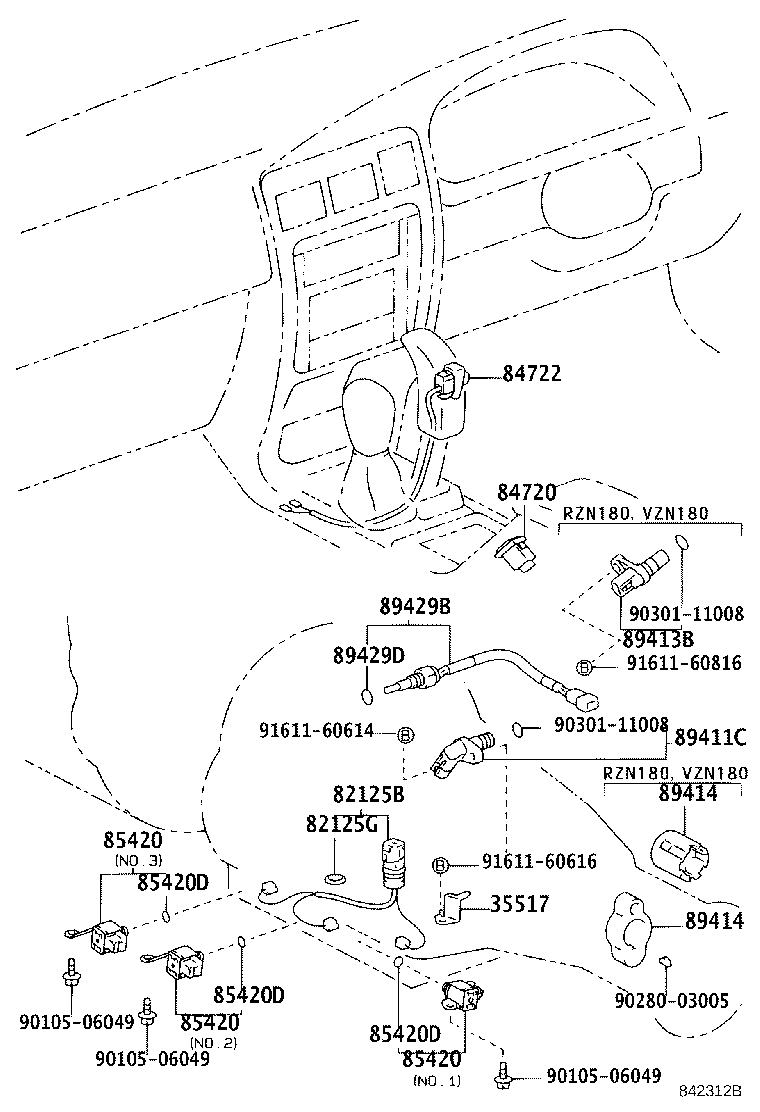 82125-60480 WIRE, TRANSMISSION product image
